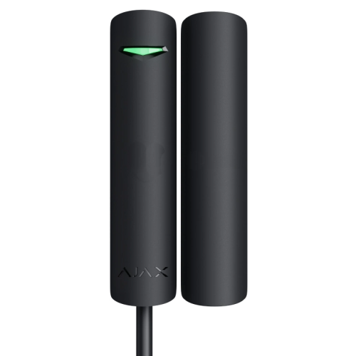 Магнітоконтактний сповіщувач Ajax DoorProtect Plus Fibra black