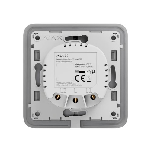 Выключатель проходной Ajax LightSwitch 2-way оливковый