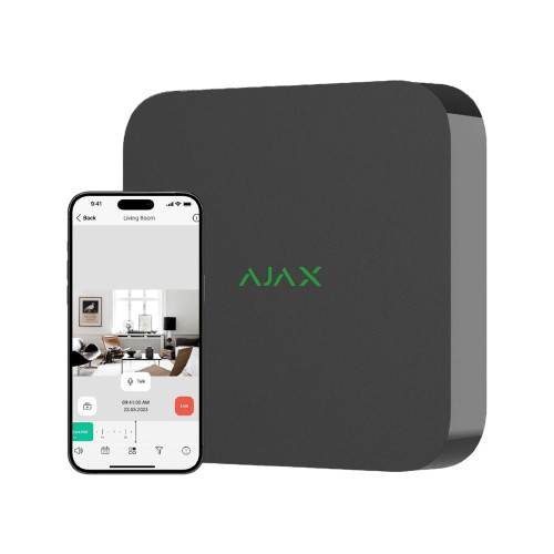 IP відеореєстратор Ajax NVR 8-канальний black