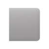 Бічна кнопка вимикача Ajax SideButton (1-gang/2-way) димчаста