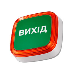 Извещатель пожарный световой "ВИХІД" Ajax EN54 FireProtect (VAD) белый