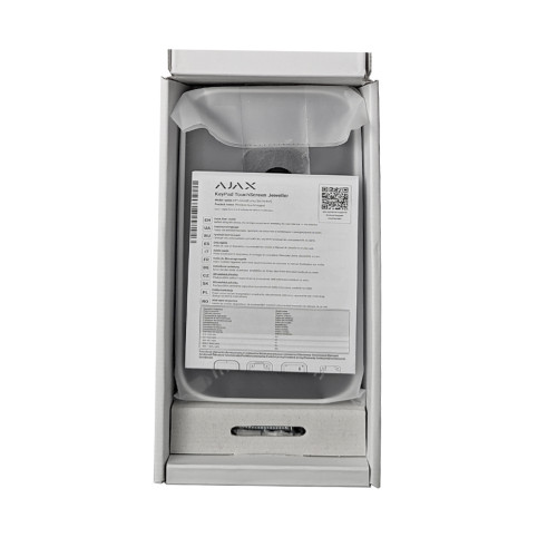 Бездротова сенсорна клавіатура Ajax KeyPad TouchScreen white