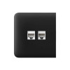 Фронтальная панель Ajax SideCover (LAN) черная