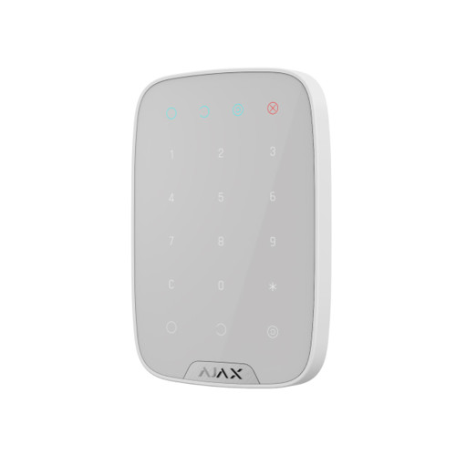 Бездротова сенсорна клавіатура Ajax KeyPad white