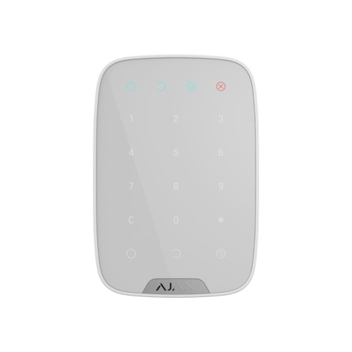 Бездротова сенсорна клавіатура Ajax KeyPad white