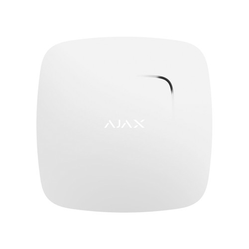 Бездротовий датчик тепла та диму Ajax FireProtect білий