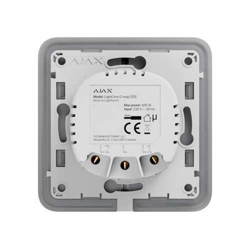 Выключатель проходной Ajax LightSwitch 2-way белый