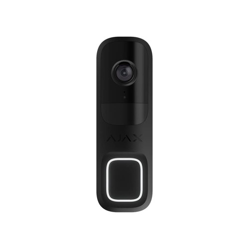 Відеодзвінок Ajax Doorbell RAL 9005 чорний