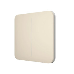 Выключатель  двухклавишный Ajax LightSwitch 2-gang слоновая кость