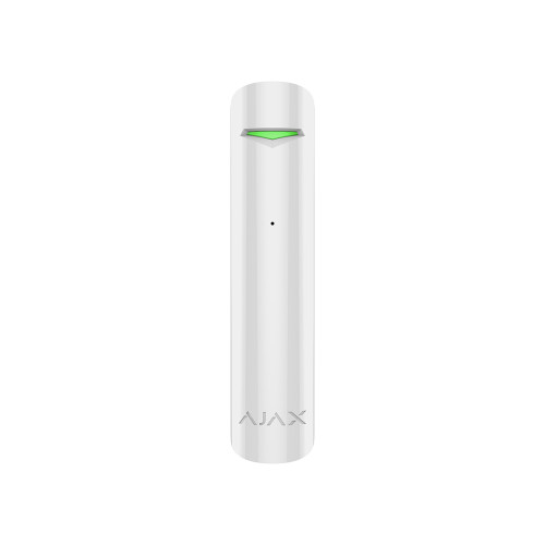 Бездротовий датчик розбиття скла Ajax GlassProtect white