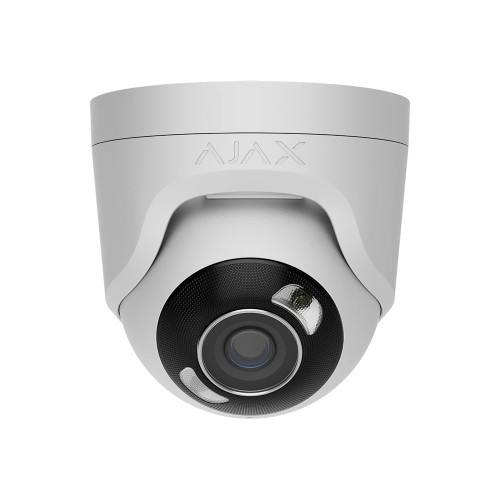 8МП IP камера Ajax TurretCam HL (2.8 мм) біла