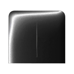 Кнопка Ajax SideButton (2-gang) vertical черная