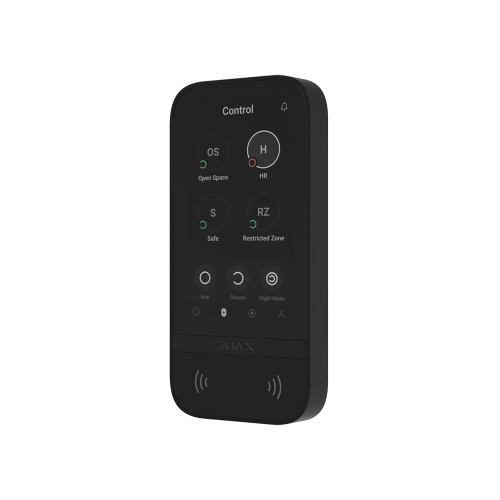 Бездротова сенсорна клавіатура Ajax KeyPad TouchScreen black