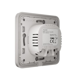 Выключатель одноклавишный Ajax LightSwitch 1-gang черный