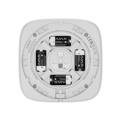 Извещатель пожарный звуковой Ajax EN54 FireProtect (Sounder) белый