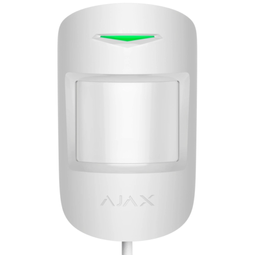 Дротовий датчик руху Ajax MotionProtect Plus Fibra white