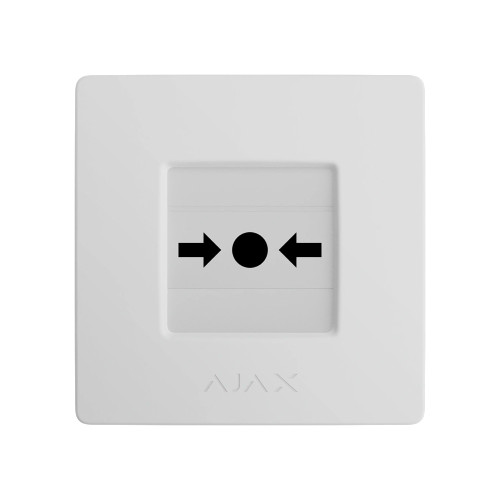 Извещатель ручной беспроводной Ajax Manual Call Point (8EU) ASP белый