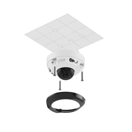 5МП IP камера Ajax Baseline DomeCam Mini (4 мм) white