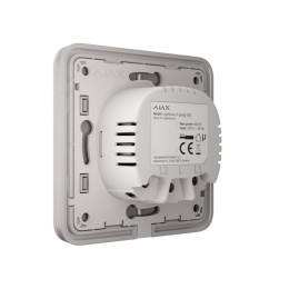 Выключатель одноклавишный Ajax LightSwitch 1-gang устричный