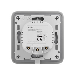 Выключатель  двухклавишный Ajax LightSwitch 2-gang оливковый