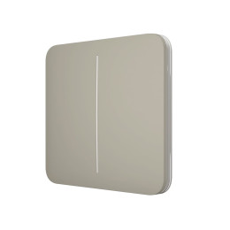Выключатель  двухклавишный Ajax LightSwitch 2-gang оливковый