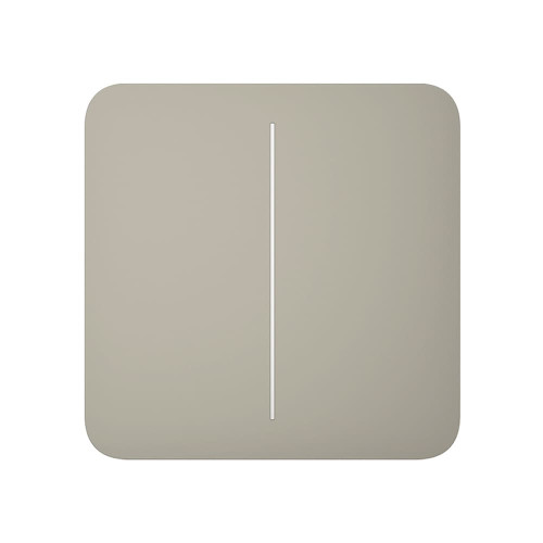 Выключатель  двухклавишный Ajax LightSwitch 2-gang оливковый