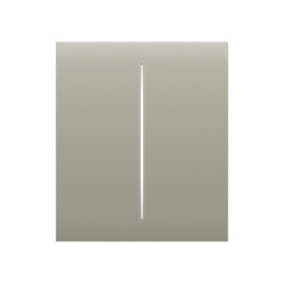 Центральная кнопка Ajax CenterButton (2-gang) оливковая