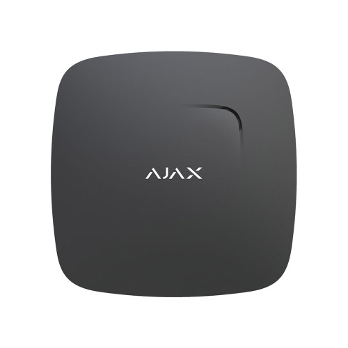 Бездротовий датчик тепла та диму Ajax FireProtect чорний