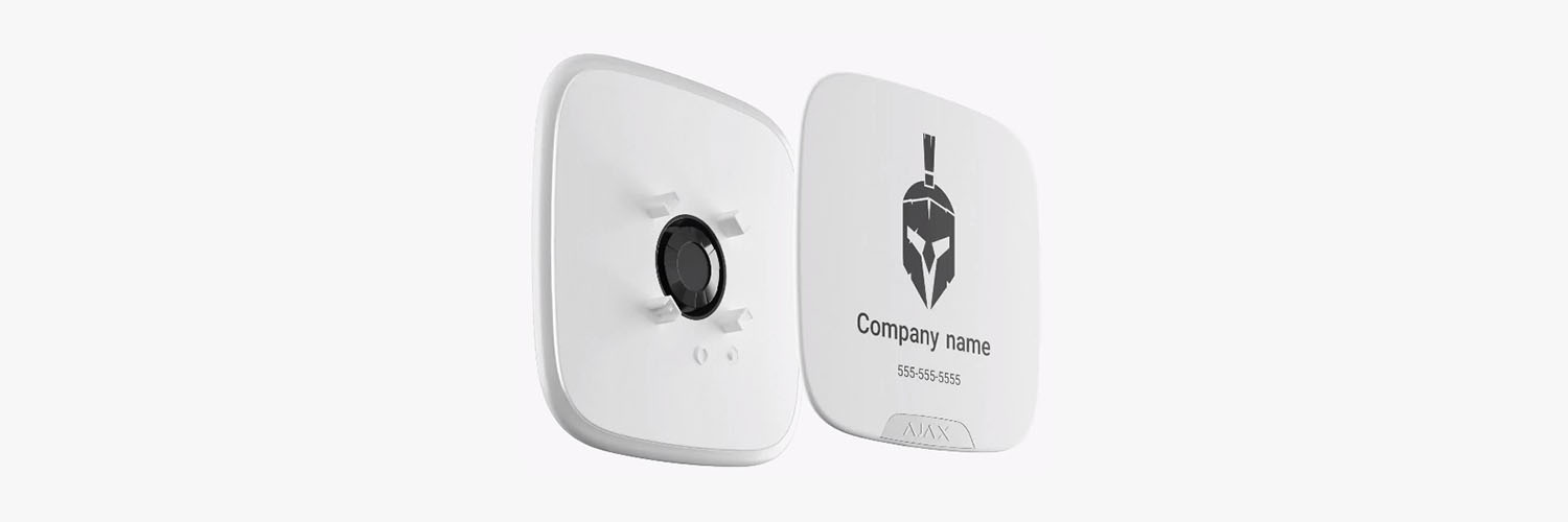 Лицевая панель Ajax Brandplate для сирены Ajax StreetSiren DoubleDeck